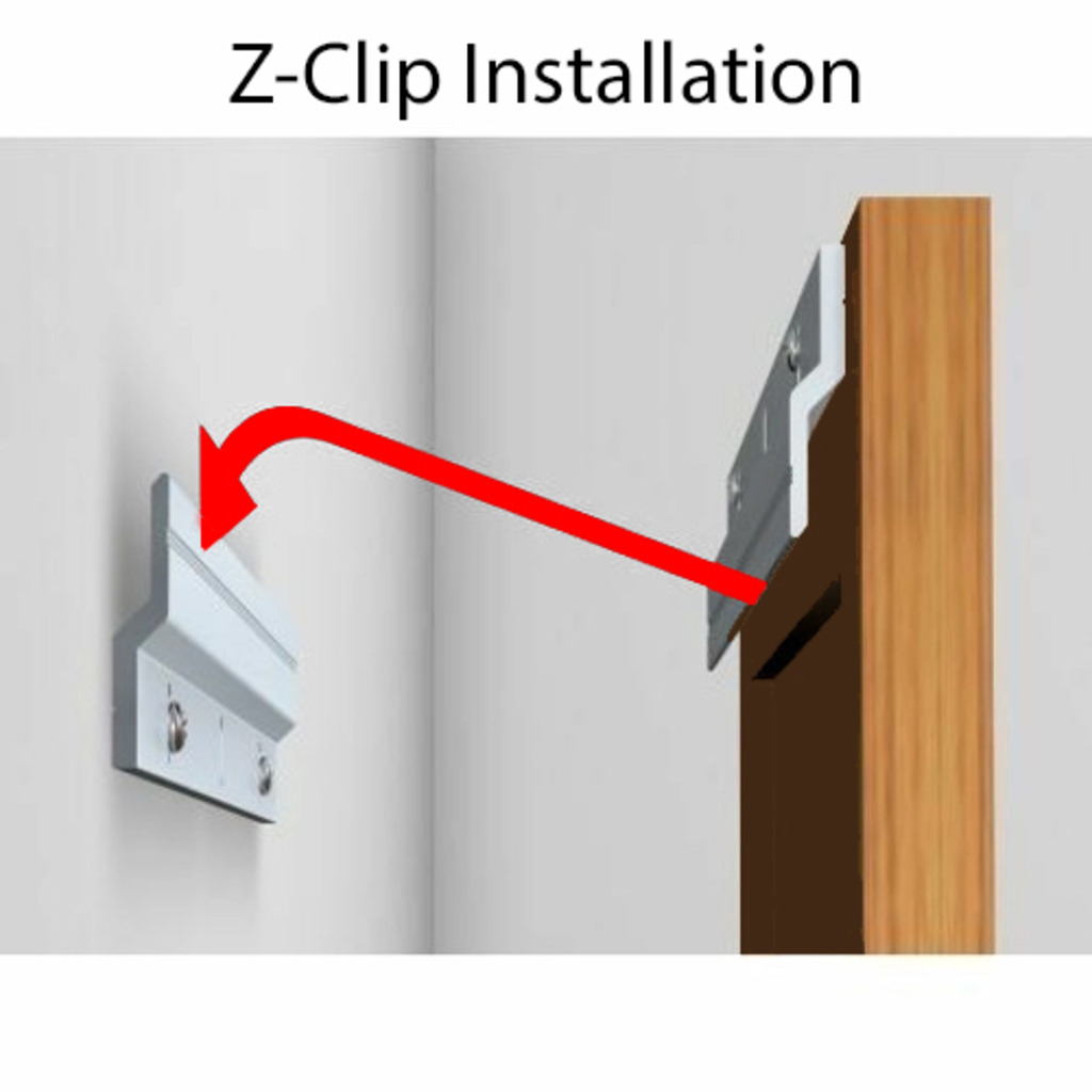 Z-Clip-Installation